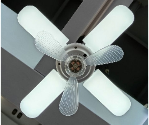 Four-blade long fan light   Model: YYZ-F007L